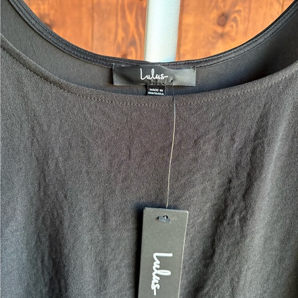 Lulu's Charcoal Sleeveless Maxi Dress - Picture 3 of 4